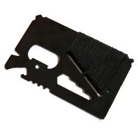 Tarjeta de Crédito Multifuncional EDC Cuchillo de Caza de Bolsillo para Deportes al Aire Libre - details 4