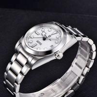 Reloj Automático de Lujo Premium PAGANI DIZAIN Crisálida de 36MM Vidrio de Zafiro Correa de Cuero - details 17