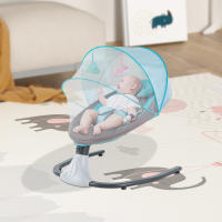Balancín para bebé, electrónico, mecedora Bluetooth, columpio para con música USB y juguetes para 0-12meses, 3-12kg - details 15