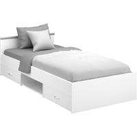 Cama Village 2 cajones 1 Hueco Color Blanco y Gris Dormitorio habitación Infantil 90x200 cm - details 0