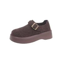Nuevas botas de mujer con plataforma de fieltro con cantidad mínima de pedido, hebilla aumentada, diseño moderno, precio bajo, marca de alta calidad - details 6