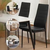 Silla negra para el comedor