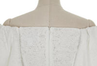 BGTEEVER-vestido ceñido con manga abombada para mujer, prenda elegante con abertura en la cadera, cuello de barco, cintura ajustada, Verano - details 23