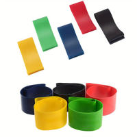 Anillo de resistencia física de 5 piezas, Material TPE, piernas y glúteos delgados, equipo de Fitness, cinturón elástico de Color, suministros esenciales para Yoga - details 5