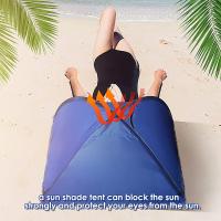 Tienda de Playa Pop Up Mini Refugio Solar Portátil con Protección UV Tienda de Deportes y Al Aire Libre - details 3