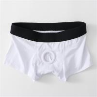 Hombres Calzoncillos Pene Abierto Agujero de la bolsa Boxer Shorts Cockring Bragas Ropa interior de algodón Bóxers hombre - details 1
