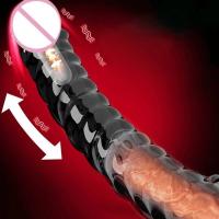 Empaque privado Funda vibradora reutilizable sexy para hombres Alargador flexible del glande Extensor Anillo de retardo de la eyaculación Juguetes sexuales para parejas - details 4