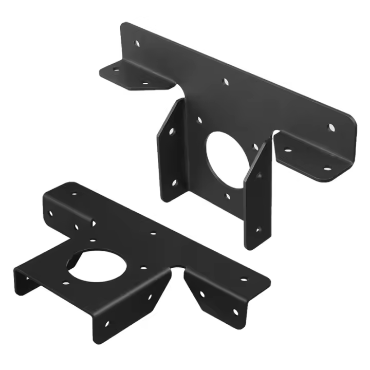 Soportes de esquina de pérgola resistentes, extensión de 3 vías, soportes en T para 4X4, Kit de soporte de poste, pérgola, Gazebo, 2 paquetes - 1