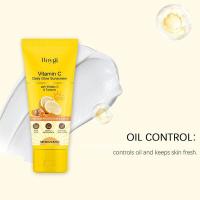 Crema de protección solar con vitamina C SPF 50+, protección UV, antioxidante, bloqueador solar, ligero, Corea, para todo tipo de piel - details 9