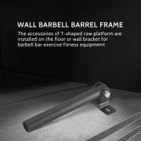 Accesorio de plataforma de barra en T, instalación en el suelo o pared, soporte para barras de mancuernas, ejercicios, equipo de gimnasio, 25mm - details 3