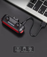 ROCKBROS-luz trasera para bicicleta IPX6, LED tipo C, carga, 5 modos, advertencia de seguridad - details 10