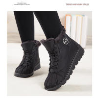 Zapatos de algodón para nieve impermeables antideslizantes, botas cortas de gran tamaño, botas de terciopelo grueso - details 11