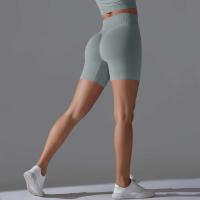 Deportes sin costuras para mujer, ciclismo, trotar, Fiess, cintura alta, Push Up, pantalones cortos de gimnasio, mallas, ropa de Yoga - details 62