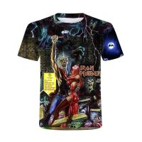 Camisetas con estampado 3d de talla grande para hombre y mujer, Rock Street, informal, Heavy Metal, deportes, secado rápido, transpirable - details 2