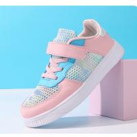 Moda verano niños zapatos casuales suaves lindas niñas rosa púrpura luz gruesa zapatillas de deporte de malla de aire chico princesa Net calzado deportivo - details 21