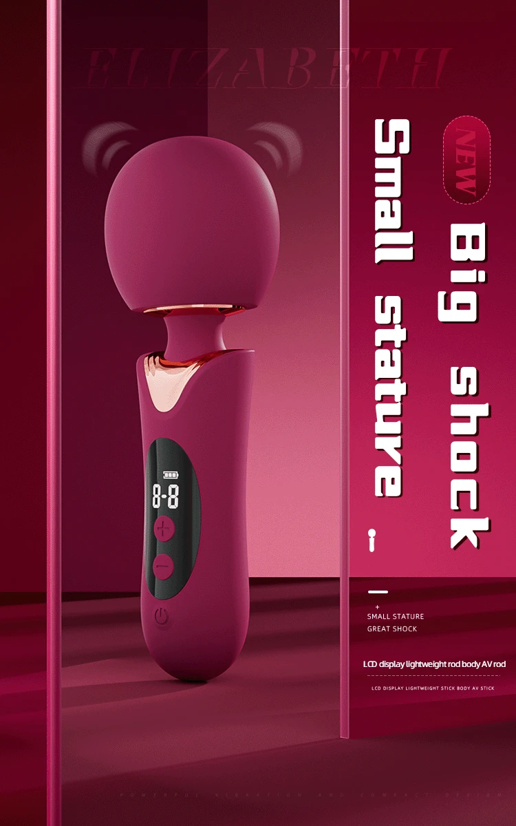 JIUUY Potente Vibrador AV Estimulador de Clítoris Magia Masajeador de Punto G para Mujeres - details 0