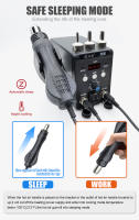 BGA Rework Solder Soldering Station 2in1 Hot Air Gun Adjustable temperature For SMD SMT IC Welding Repair Desoldering Tools 8586 - details 6