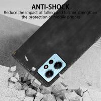 Funda de cuero con tapa magnética con soporte para tarjetas tipo billetera para Xiaomi Poco X7 X6 Pro X5 M5s C50 C40 X4 Pro M4 Pro X3 NFC F3 11T 12 Lite 12T - details 7