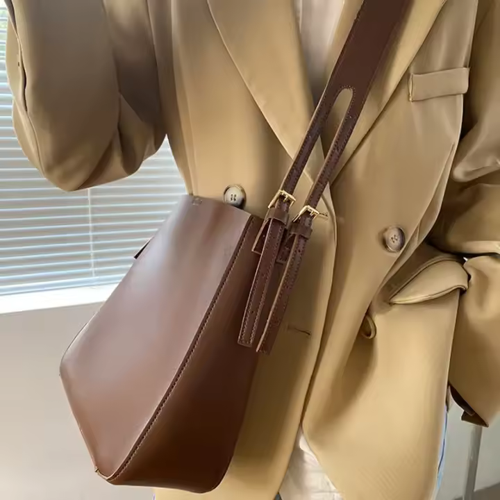 Conjunto de bolso clásico práctico de gran capacidad para madre e hija con bolsos de hombro tipo bandolera para otoño e invierno para mujer - 1