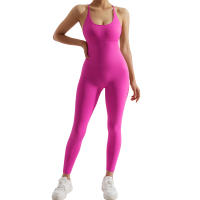 Mono ajustado para mujer, mono deportivo informal para todas las estaciones, ropa deportiva ajustada sin mangas, mono todo en uno, ropa para mujer - details 58