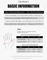 Deportes al aire libre Cycg -Finger hombres y mujeres antideslizantes transpirables antideslizantes guantes de bicicleta de dedo corto - details 8