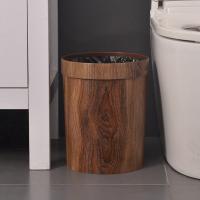 Cubo de basura de grano de madera creativo Retro Para el hogar, sala de estar, cocina - details 2