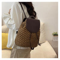 Bolsa de paja de verano para mujer, mochila de moda - details 4