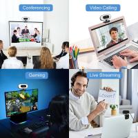Minicámara Web 4K USB para ordenador, Webcam para PC, portátil, transmisión en vivo, Full HD, 1080P, para trabajar con micrófono y trípode - details 11