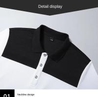 POLO de manga corta ultrafino para deportes al aire libre, camiseta de entrenamiento de Golf, transpirable, informal, Color cont - details 9