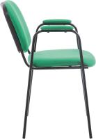 Confidente Ken Pro Tapizada En Tela I Silla De Conferencia con Base De Metal Negro I Silla De Oficina Sin Ruedas I Color:, Color:Negro - details 29
