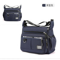 Bolso de hombro de gran capacidad impermeable resistente al desgaste mochila multibolsillo de negocios de ocio Oxford spinning bolsa de mensajero de los hombres - details 14