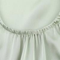 Vestido largo con tirantes de cintura alta, textura satinada PB&ZA2025, color sólido, novedad de verano, ropa de mujer. - details 10