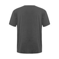 Camiseta deportiva informal de manga corta de verano para hombre, con costuras tricolores y cuello en V con muescas, estilo Henry - details 27