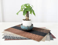 Juego de manteles de mesa de 6 piezas Juego de posavasos antideslizantes para cuencos 30x45 cm - details 10