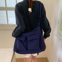 Bolsos de mano cruzados inclinados elegantes a la moda, bolso de hombro de nailon ligero para ir al trabajo, bolsos de mensajero para adolescentes, hombres y mujeres - details 13
