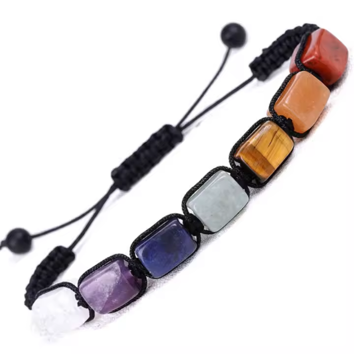 Pulsera de Cuentas Naturales con Volcánica y Ágata - Sistema Solar, Joyería Única para Mujer, Regalo Ecológico y Espiritual, Bisutería de Lujo - 1