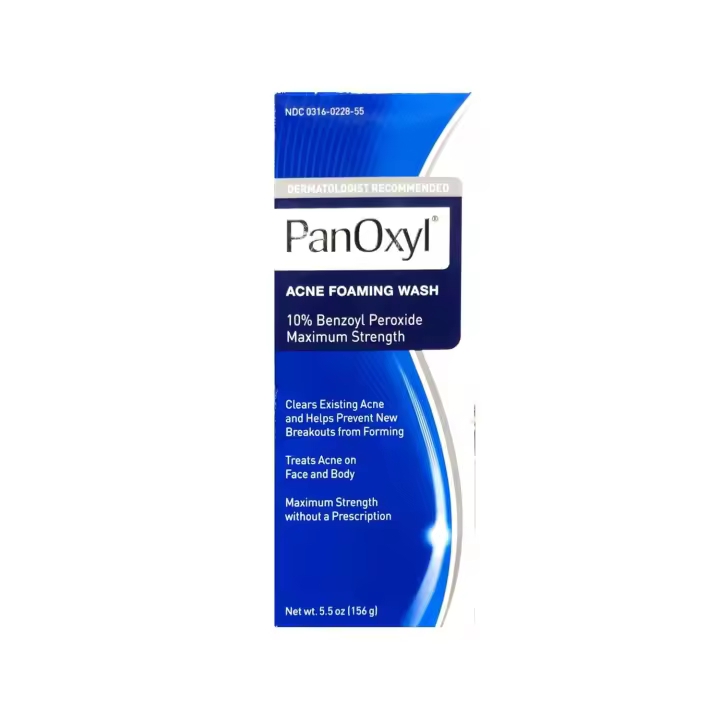 Hot PanOxyl Foaming Acne Wash máxima fuerza 5.5 oz (paquete de 6) - 1