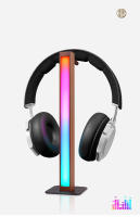 2025Lámpara de captación de atmósfera RBG sala de juegos LED lámpara de ritmo musical controlada por voz soporte para auriculares - details 0