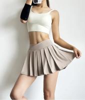 Falda de tenis de ocio para mujer, pantalones cortos con forro interior para porristas de golf, faldas plisadas para correr, deporte atlético, gimnasio y entrenamiento - details 12