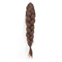 Peluca sintética de moda, cola de caballo trenzada, peluca sucia, cola de caballo alta, extensiones de cabello trenzado largo, extensiones de cola de caballo naturales para mujeres - details 10