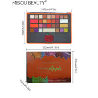 Maquillaje de color Color tierra Mate nacarado Brillo fino natural 30 colores Destacado en constante cambio Contorno Rubor Sombra de ojos Placa integrada - details 6