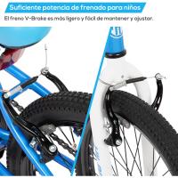 Bicicletas Infantiles para Niños y Niñas 20 Pulgadas 1 Velocidad, Bicicletas con Horquilla de Suspensión y Freno en V, Rosa/Negro/Verde Menta/Azul - details 13