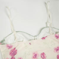 BUNO-Vestido largo sexi con tirantes finos y estampado de encaje para mujer, vestido elegante sin mangas con hombros descubiertos y espalda descubierta, vestido ajustado de cintura alta - details 10