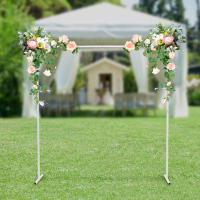 Marco de Metal para arco de globos, soporte de Metal para boda, cumpleaños, fiesta, ceremonia, decoración de jardín, 2x2 m - details 0