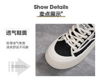 Nuevos zapatos versátiles de malla de encaje para mujer, zapatillas deportivas y de ocio de verano, finas y transpirables. - details 5