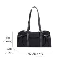 Bolso de hombro estilo coreano con almohada, bolso Vintage de nailon de gran capacidad para axilas, bolso informal Y2K para ir al trabajo, bolso para mujer Spicy Girls - details 0