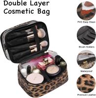 Bolsa de Cosméticos de Doble Capa, Bolsa de maquillaje, Bolsa de viaje, bolsas de maquillaje para Mujeres, estuches de Cosméticos, portátil, impermeable, plegable - details 0