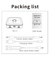 Adaptador de Audio inalámbrico QCC3040 2 en 1, transmisor receptor de baja latencia APTX adaptable LL HD para TV, PC, coche, portátil y altavoz - details 10
