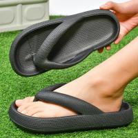 Zapatillas de suela gruesa para hombre, chanclas de EVA, zapatos de verano, zapatillas de pareja, sandalias de playa al aire libre - details 1