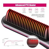 Peine Profesional para Alisar el Cabello Plancha de Hierro Plano de Calentamiento Rápido - details 3